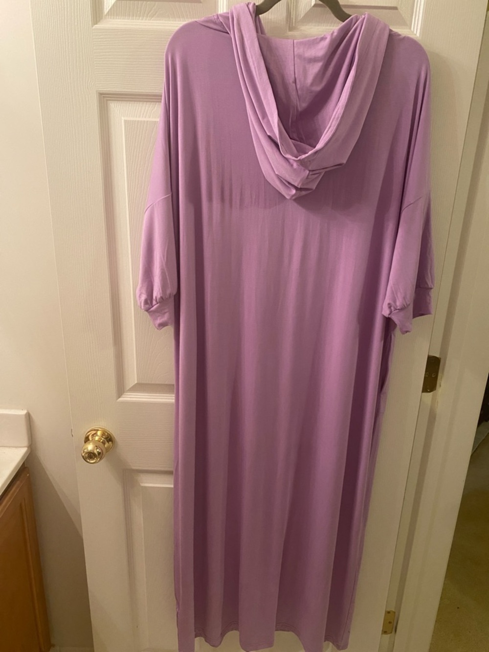 Aleeza Paris Lavender Maxi Hoodie Dress - Picture 6 of 7
